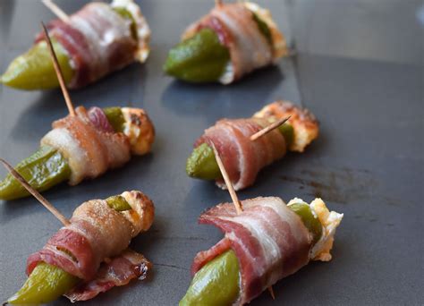 Bacon Wrapped Jalapeño Poppers | With Two Spoons