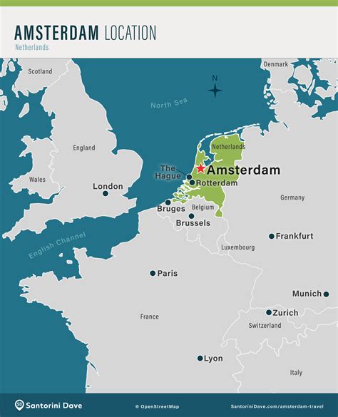 Amsterdam Denmark Map