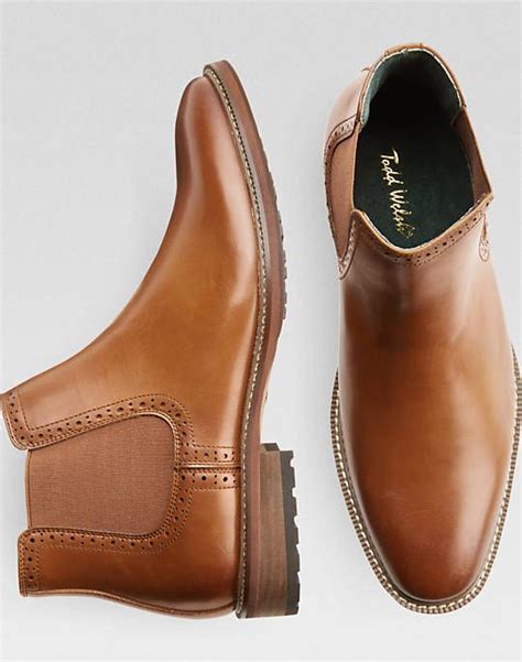 Todd Welsh Tan Chelsea Boot - Men's Shoes | Men's Wearhouse | Chelsea boots men, Mens business ...