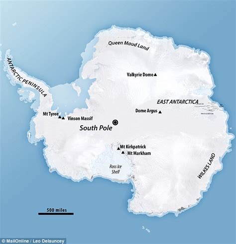 Ross Ice Shelf Map