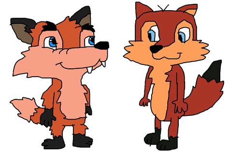 Jack and Rusty Fox by RudyTabootieFoxAlt on DeviantArt