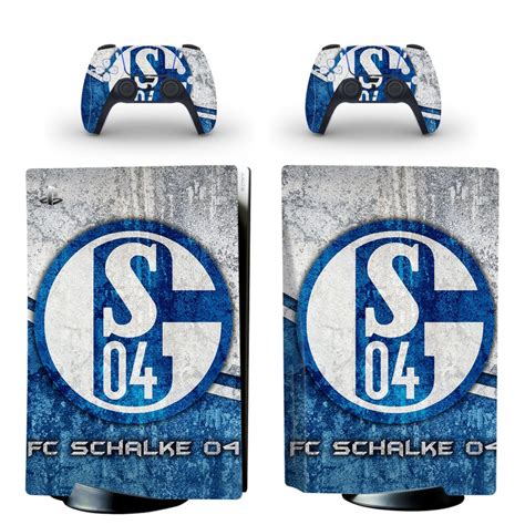 Schalke 04 Football Club PS5 Skin Sticker For PlayStation 5 And Controllers - ConsoleSkins.co