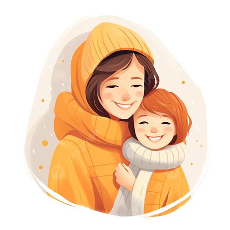 Warm Hugs And Smiles Clip Art, Warm Hugs And Smiles, Winter, Transparent PNG Transparent Image ...