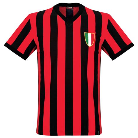 Buy Retro Replica AC Milan old fashioned football shirts and soccer ...