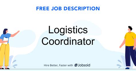 Logistics Coordinator Job Description - Jobsoid