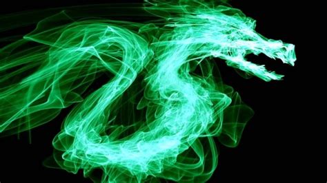 Green Flame Dragon Wallpapers - Wallpaper Cave