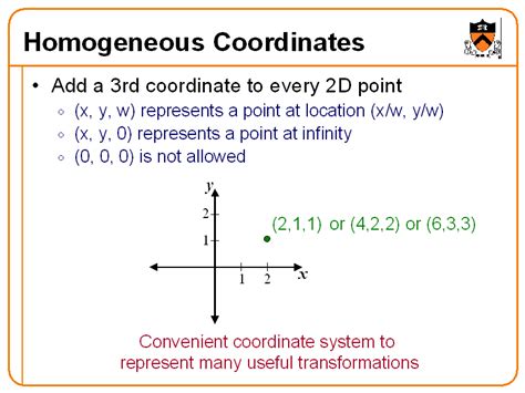 Homogeneous Coordinates