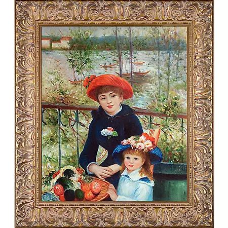 Pierre-Auguste Renoir Two Sisters (On the Terrace) Hand Painted Oil ...