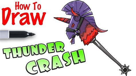 How to Draw Thunder Crash | Fortnite - YouTube