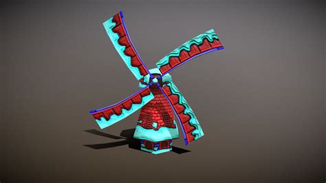 ANIMATED WINDMILL - Buy Royalty Free 3D model by Bilal Creation Production (@bilalcreation ...