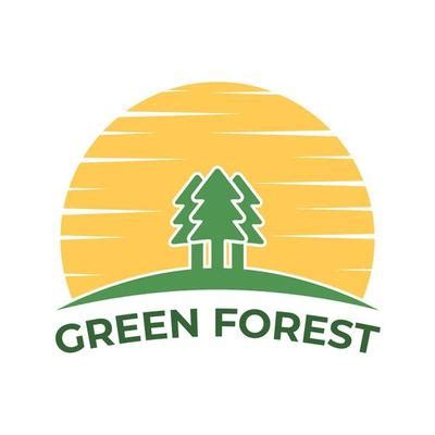 Green Forest Logo Vector Art, Icons, and Graphics for Free Download