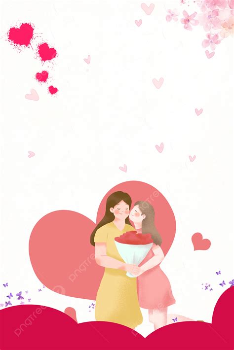 Pink Mother S Day Theme Background Wallpaper Image For Free Download - Pngtree