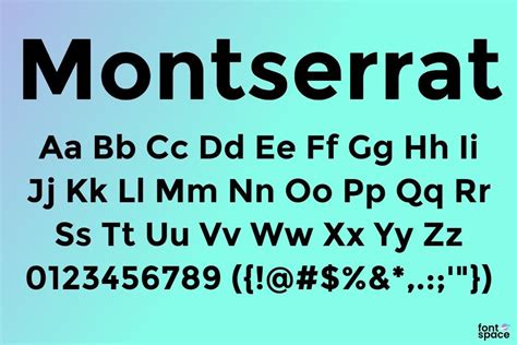 Montserrat Font Family - All Free Fonts