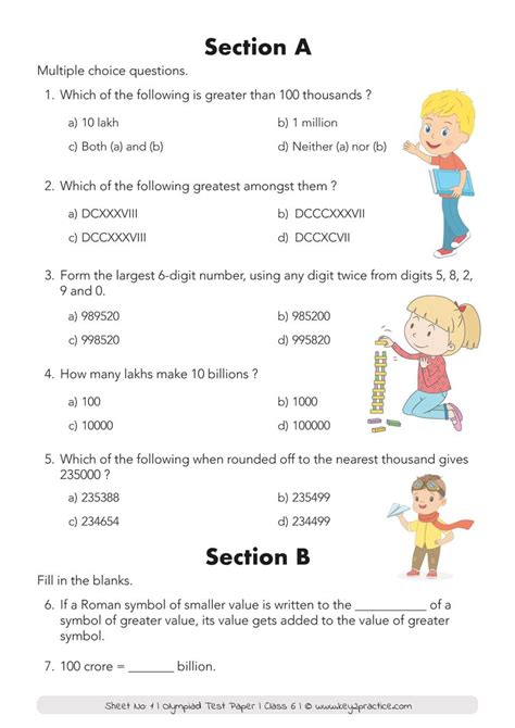 the worksheet is filled with numbers and symbols for students to use in ...