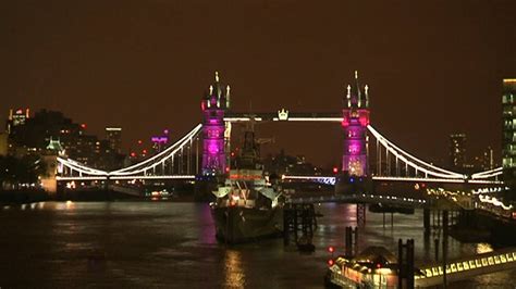 Tower Bridge in Pink on 2nd May 2015 Royal Princess, Baby Princess, Princess Charlotte, Prince ...