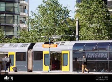 Sydney tangara train at Milsons Point railway station,Sydney,Australia ...