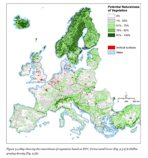 “Potential Natural Vegetation” map of Europe Tü x... - Maps on the Web