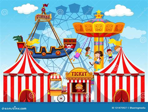 Fun Fair Drawing Stock Illustrations – 818 Fun Fair Drawing Stock ...