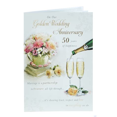 Free Printable 50th Anniversary Cards - Printable Online