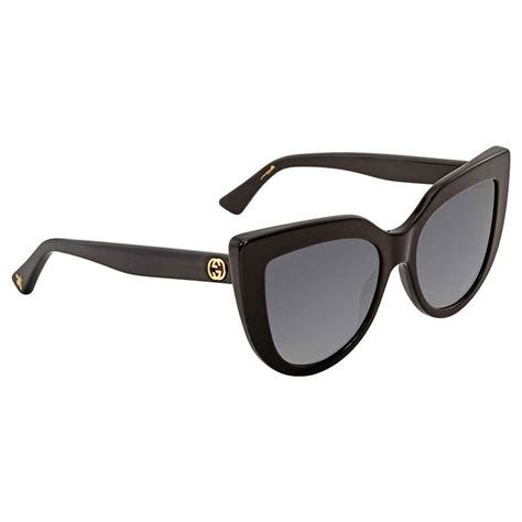 Gucci - GUCCI GG0164S 001 Black Cateye Sunglasses - Walmart.com - Walmart.com