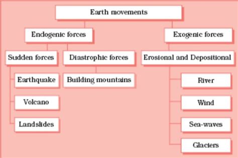 Types of earth movements | Earth, Social science, Geography