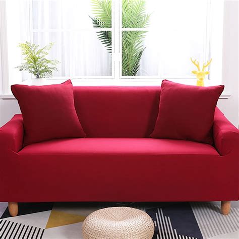 Tbest 3 Seater Sofa Cover, Household Stretch Elastic Sofa Couch Furniture Protective Loveseat ...