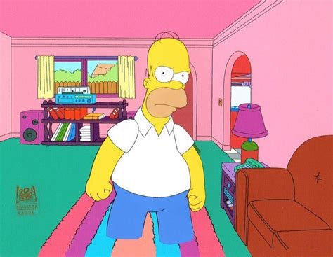 Homer Simpson looking angry