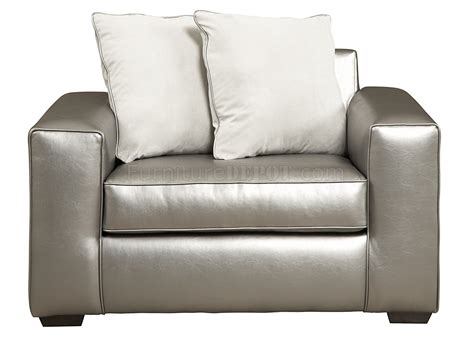 Graphite Polyester Microfiber Modern Sofa & Chair Set w/Options