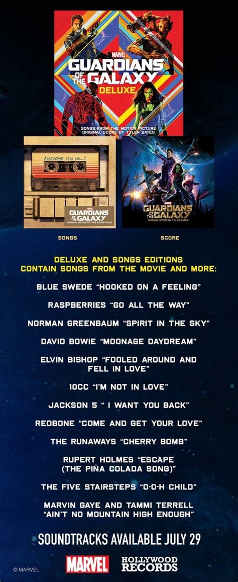 Guardians of the Galaxy Soundtrack Available for Pre-Order # ...