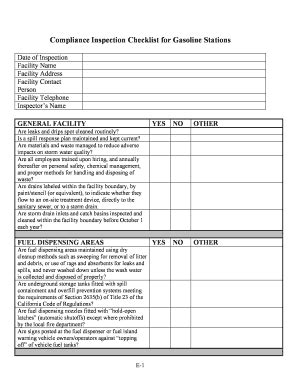 Gas Station Safety Checklist Pdf - Fill Online, Printable, Fillable ...