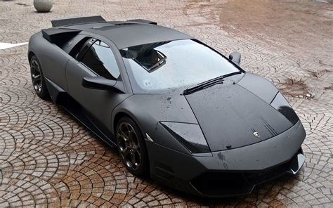 Matte Black Lamborghini Murcielago SV | Cars | Carros, Carros ...