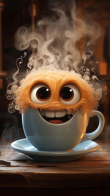 Premium Photo | Adorable Brew Cute Art Coffee