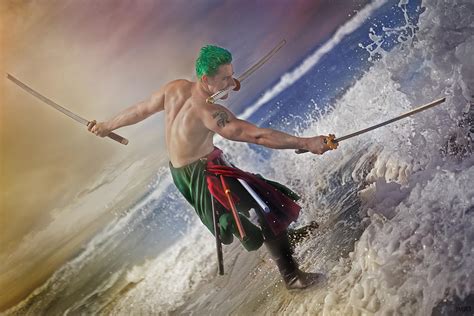 Zoro One Piece Three Sword Style by JMJ83 on DeviantArt