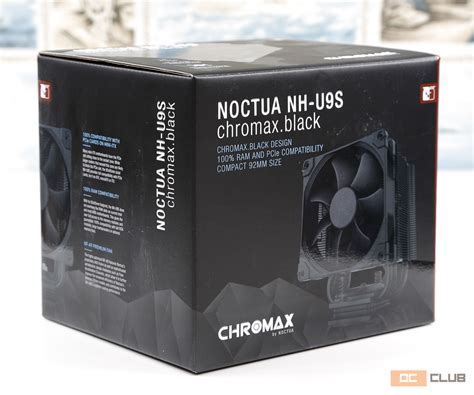 Noctua NH-U9s chromax.black: обзор. Король 92-мм формата - OCClub