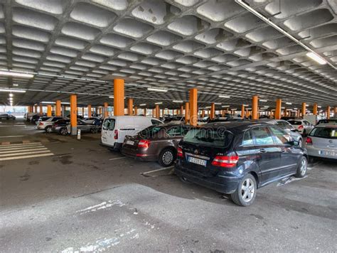 Multiple Cars Parked in Large Parking of a Supermarket Mall in French City Editorial Image ...