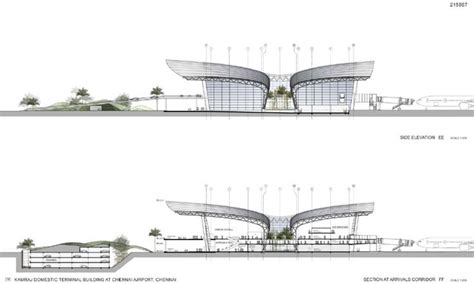 Chennai International Airport Architectural Design Drawings