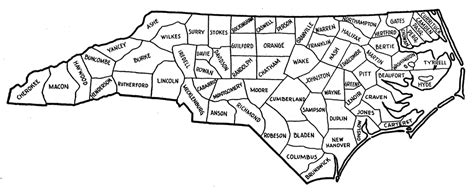 North Carolina County Map | Fotolip.com Rich image and wallpaper