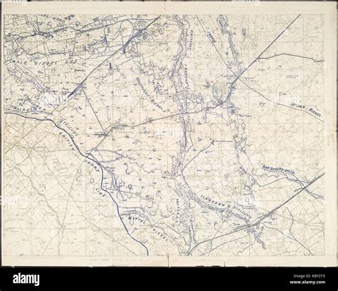 Second Battle of Passchendaele German Trench Map Stock Photo - Alamy