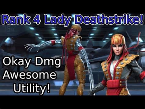 Rank 4 Lady Deathstrike Damage Output & All Abilities Explained! | Marvel Contest Of Champions ...