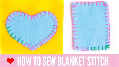 How To Sew A Blanket Stitch Video at Armandina Jones blog