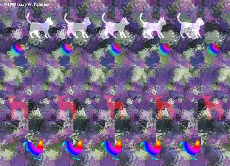 Stereogram dinosaur - tyredbw