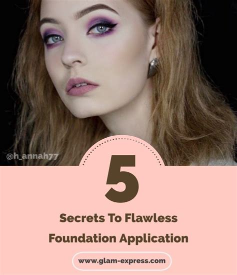 5 Secrets to Flawless Foundation Application Flawless Foundation & Violet Eyes Eve… | Flawless ...