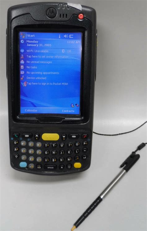 Motorola Symbol Pocket PC Barcode Scanner MC70 MC7090-PK0DJQFA8WR Battery – Lockotronic