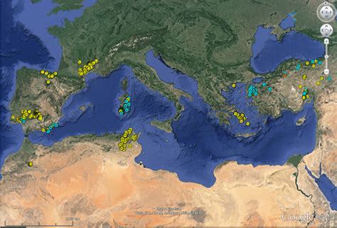 Location of ore deposits included in this database | Download Scientific Diagram