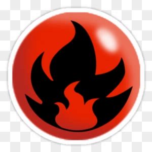 Fire-type Pokemon Symbol - Pokemon Fire Type Logo - Free Transparent ...