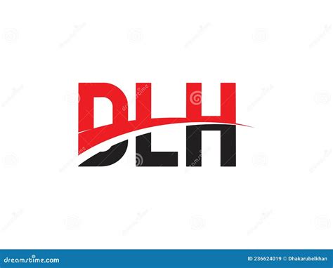 DLH Letter Initial Logo Design Vector Illustration Stock Vector ...