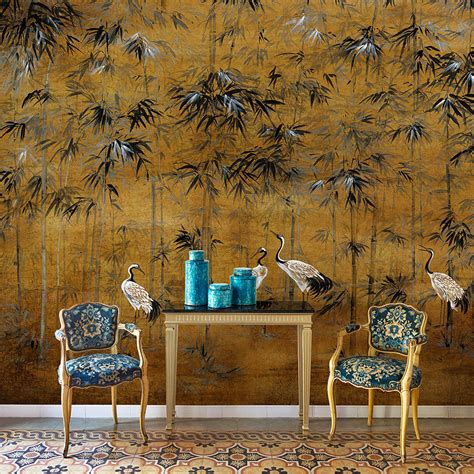 Garzas by Coordonne - Chai - Mural : Wallpaper Direct