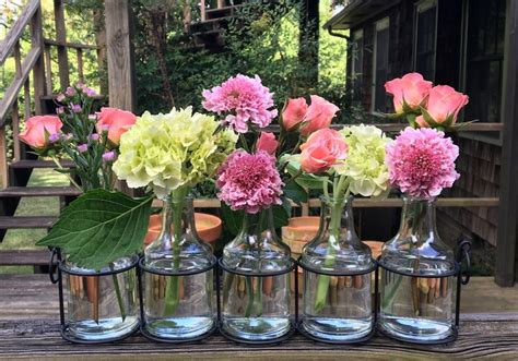 Windowsill Arrangement - Bud Vases - Flower Magazine | Simple bud vase ...