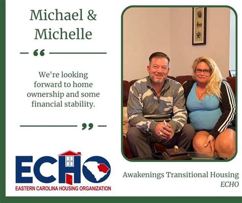 Welcome home, Michael and Michelle! | ECHO | Eastern Carolina Housing ...