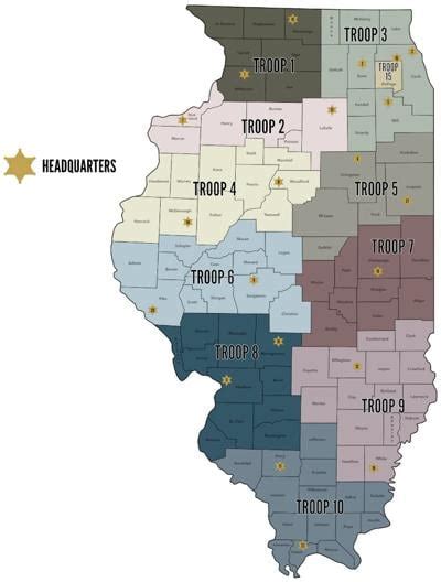 ISP shifts from patrol districts to patrol troops to better serve state | Illinois News | whig.com